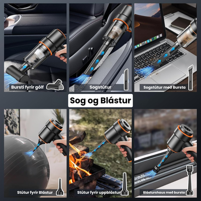 Öflug Bílaryksuga með Síu