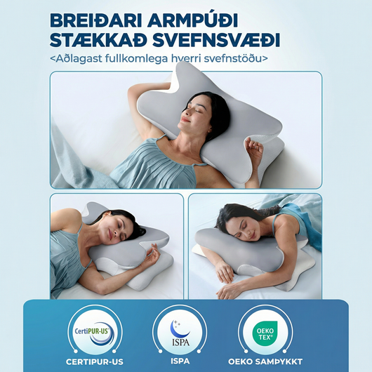 Höfuðpúði - Einstök hönnun , Einstakur Stuðningur